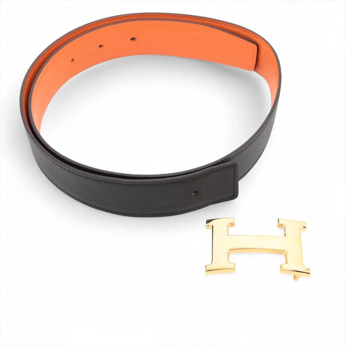HERMÈS Orange Belts for Men for sale | eBay