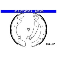 Bremsbackensatz Hinten FüR Fiat Ducato 230 290 1.9 2.0 2.5 2.8 94 Bis 01 ATE DHX