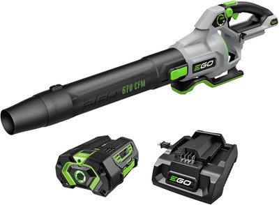 EGO POWER+ 670 CFM Leaf Blower: 56V 4.0Ah Battery & Charger - LB6703