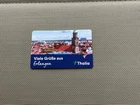 Gift card Thalia Erlangen, many greetings from Erlangen Church