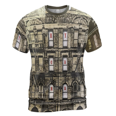 Led Zeppelin Physical Graffiti Album 3D T-shirt NG3816