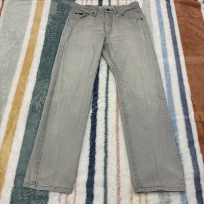 Lee Jeans Mens 31x30 Gray Faded Vtg Regular Fit Straight Leg Y2K 90s Retro 1268