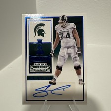 2016 Panini Contenders- College Ticket Jack Conklin #236 Blue Foil (AU, RC)