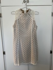 Urban Outfitters Cream Lace Dress M