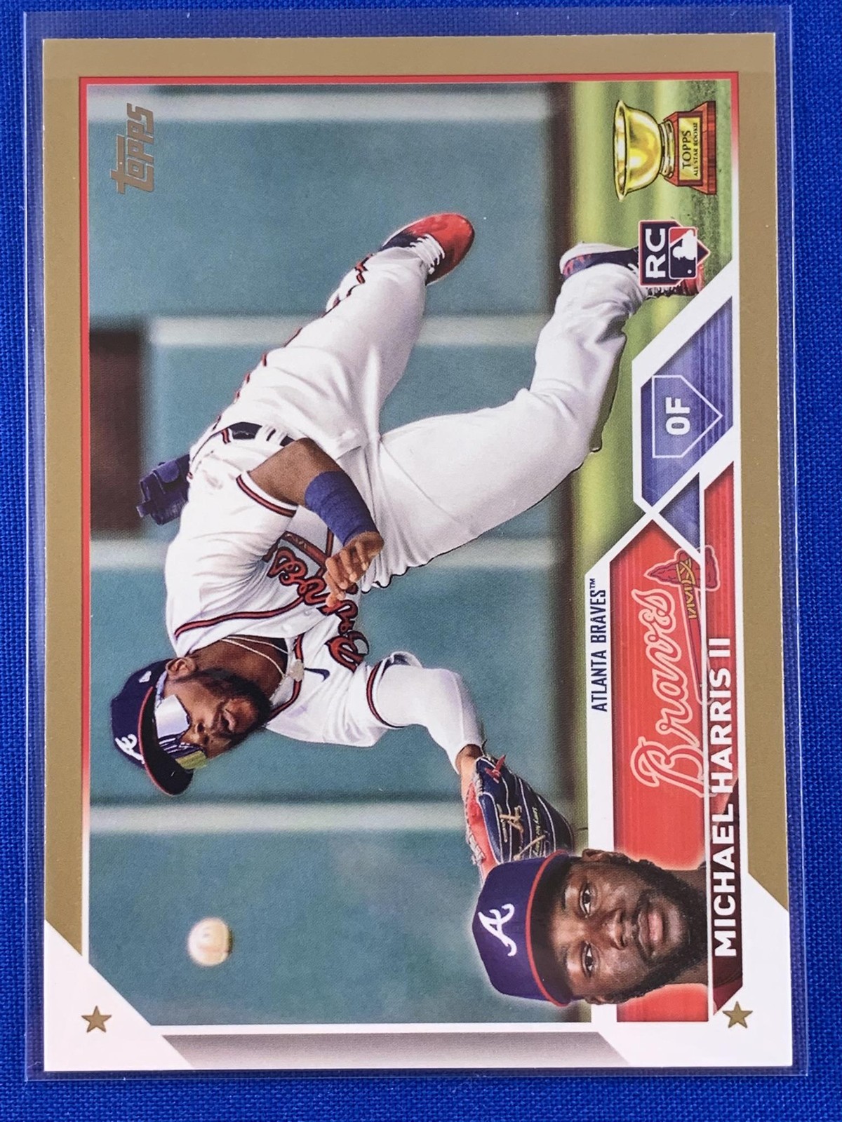 2023 Topps Michael Harris II #226 Braves Rookie Gold Parallel #1289/2023