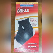 Mueller Adjustable Ankle Stabilizer For Women  Men, One Size, Left or Right