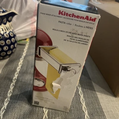 NEW Genuine KitchenAid Pasta Roller Attachment KSMPSA Silver for Stand Mixers - Image 1 of 4