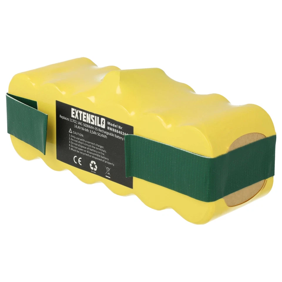 Akku für iRobot Roomba 621 614 651 618 630 612 616 620 625 650 615 3500mAh 14,4V - Bild 3 von 4