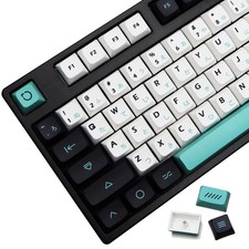 Light Cyan Keycaps 129 Set for Mechanical Keyboard Custom PBT XDA Profile Key...