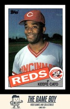1985 Topps #367 Keefe Cato Cincinnati Reds RC