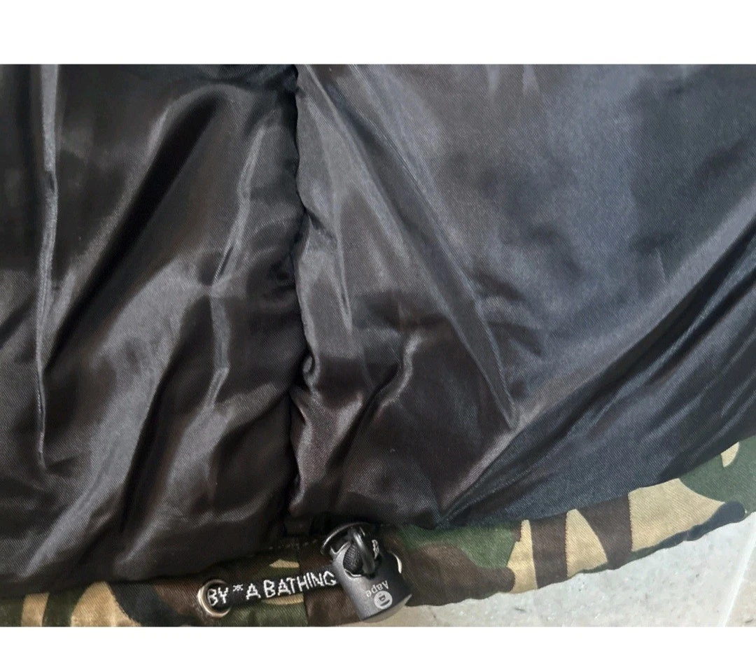 AAPE By A Bathing Ape 1st Camo Down Puffer Jacket XL Green Camo ASW2002A image 19
