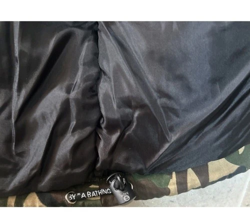 AAPE By A Bathing Ape 1st Camo Down Puffer Jacket XL Green Camo ASW2002A image 19