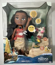 Disney Moana Singing Adventure 13-14” Doll and Friends Doll Playset New Box 3+
