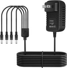 Charger for LEMAX 74706 Christmas Village 4-Output Jacks Cord