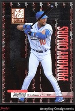 2001 Donruss Elite Primary Colors Red #PC32 Gary Sheffield 266/975 DODGERS