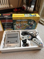 Nintendo SNES Console with Controller and Games