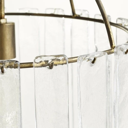 Pendant Light CYAN DESIGN LINDEN 1-Light Antique Bronze Iron Glass Medium E26 - Picture 3 of 3