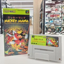 Capcom SFC game Mickey Mania