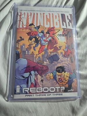 Invincible #126 Reboot RAW Signed (Nm-NM+) Image Comics