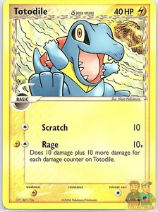 Totodile (Delta Species) 67/101 Dragon Frontiers