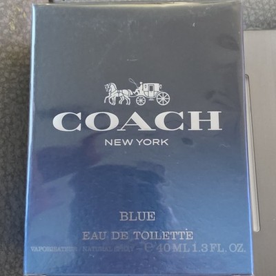 Coach New York Blue Eau de Toilette Natural Spray, Regular Size 1.3 fl oz