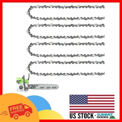 Stihl-Compatible 20 Inch Chainsaw Chain Set | .325'' Pitch, 4 Pack of Excellence