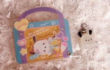 Sanrio Pochacco Custom Acrylic Charm Set, Squishy Design, New, Rare