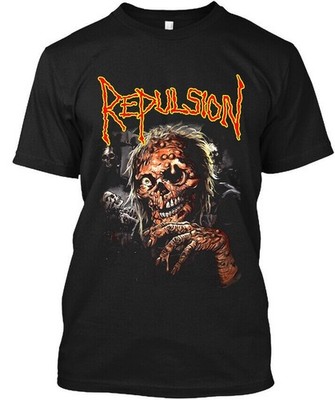 Limited New Repulsion American Thrash Hard Music Retro Art Graphic T-SHIRT S-4XL