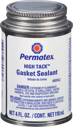 Permatex 80062-12PK High Tack Gasket Sealant, 4 oz. (Pack Pack of 12, clear 