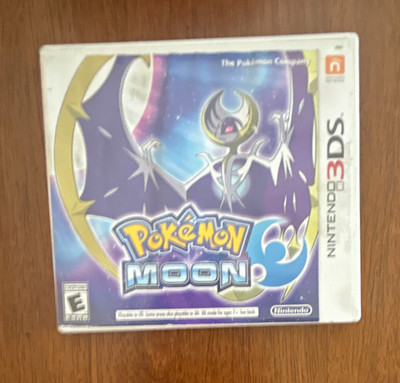 Nintendo Pokémon Moon JRPG Role Playing E - Nintendo 3DS NTSC-U/C w/ Case Manual