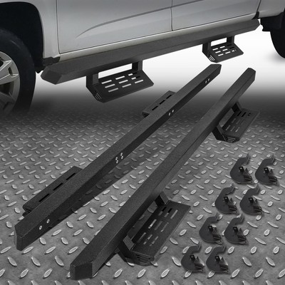 FOR 07-19 SILVERADO SIERRA CREW CAB 4.75'' DROP SIDE STEP NERF BAR RUNNING BOARDS