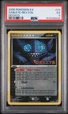 2005 POKEMON EX DEOXYS #23 SABLEYE-REVERSE FOIL PSA 5 on eBay