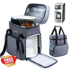 SFYBYHEART Baby Brezza Formula Pro Advanced Case Travel Bag Black