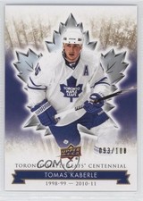2017 Upper Deck Toronto Maple Leafs Centennial Gold 93/100 Tomas Kaberle #97 4p5
