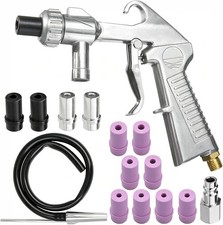Sand Blasting Gun Kit Sandblaster Gun With Hose And Multiple Nozzle Sizes Rust