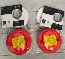 2 PACK Kidde Smoke Detector 10-Year Battery Powered LED Warning Light 20SD10