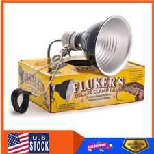 Lamp Terrarium Heat Light Base Fixture Clamp UV Switch 5.5In