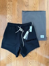 Fear of God Essentials Sweatshort SS23 Jet Black - XXS-XXL