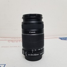 Canon EF-S 55-250mm f/4-5.6 IS II Telephoto Zoom Lens with Caps Tested Works