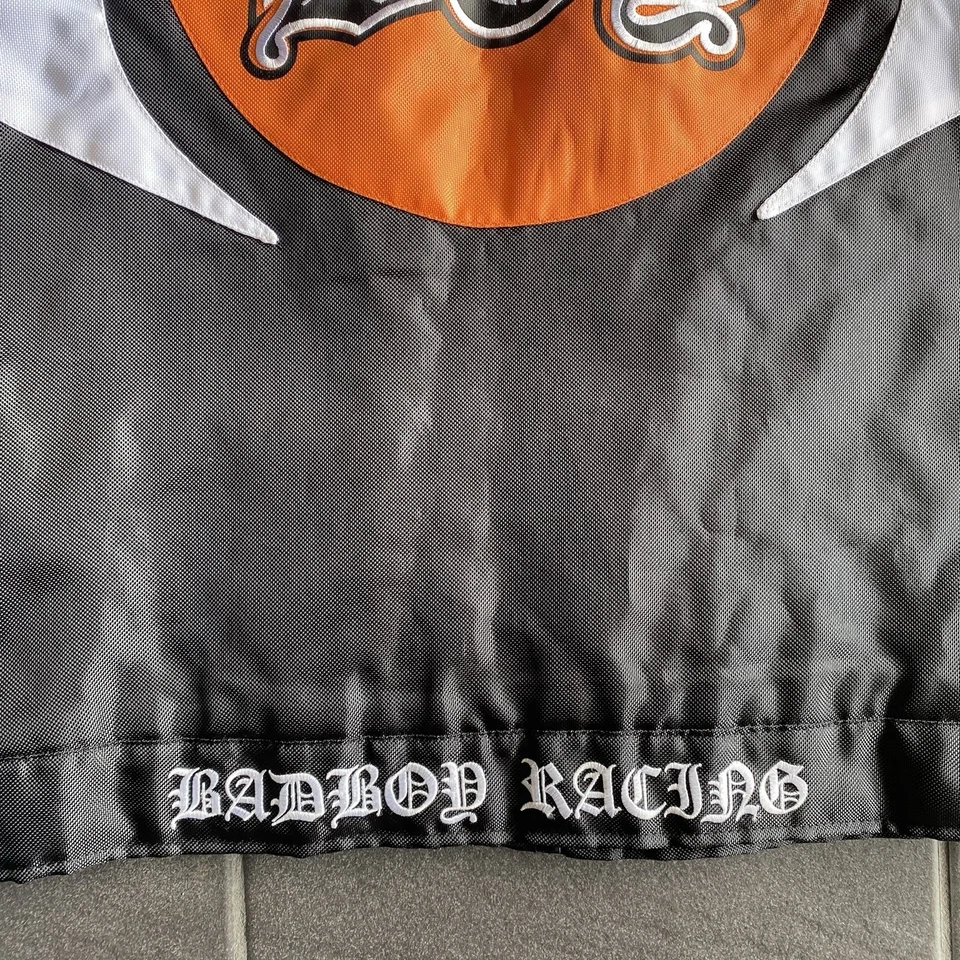 Chaqueta de Carreras Bad Boy De Colección Y2K Motociclista Ropa de Calle Moto MX Estilo Grunge Foto 3 de 4