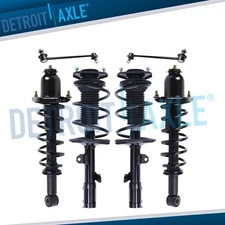 Front & Rear Struts w/Coil Spring Sway Bars Links for 2004 - 2009 Toyota Prius