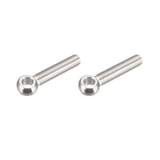 2Pcs Shoulder Swing Lifting Bolt M10x50mm 304 Stainless Steel Eye Bolts