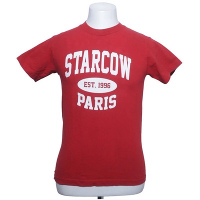 Alstyle, T-shirt, Größe: S, CLASSIC, Rot, Baumwolle, Print #aIS