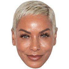 Nicole Mitchell Murphy Short Hair Celebrity Mask, Flat Card Face