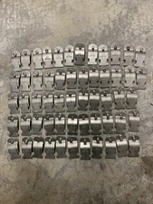 1” 316ss Pipe Clamps/straps For Unistrut Stainless Steel Lot Of 57