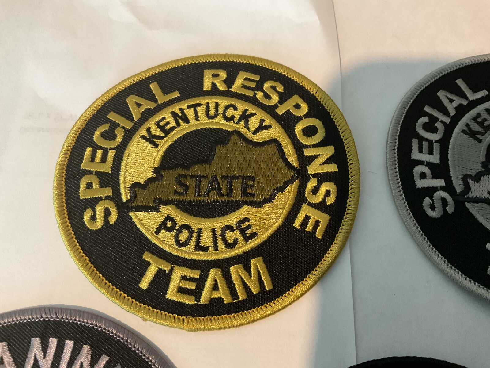 Kentucky State Police and Special Units collectable patch set full size