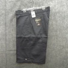 Dickies Mens Work Shorts Size 46 Gray Twill Work Loose Fit 15" Multi Pockets New