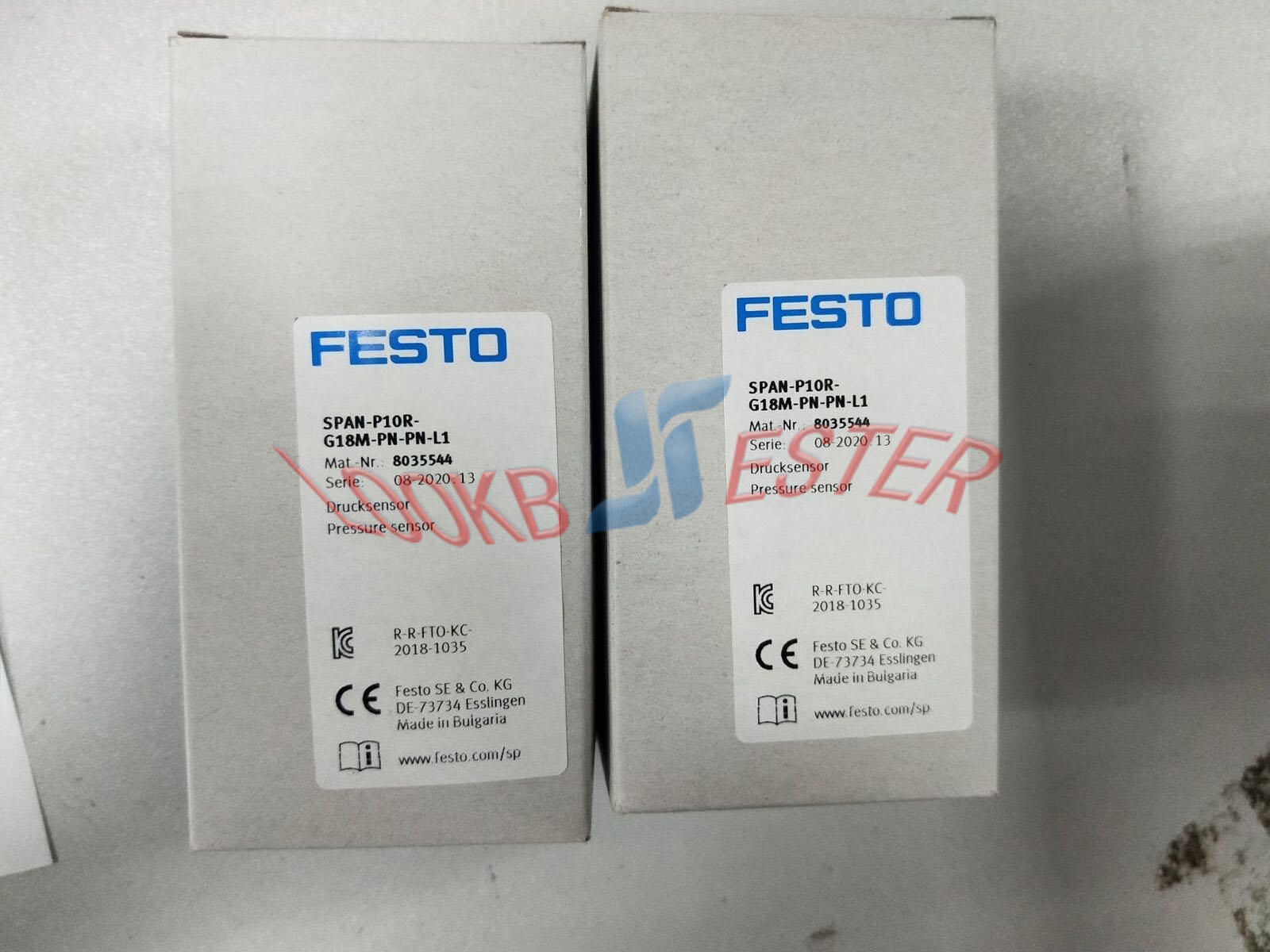 ONE new FESTO pressure switch 8035544 SPAN-P10R-G18M--PN-PN-L1