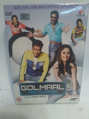 Golmaal Returns NEW DVD Hindi Comedy Film Bollywood Movie Indian Cinema FUNNY