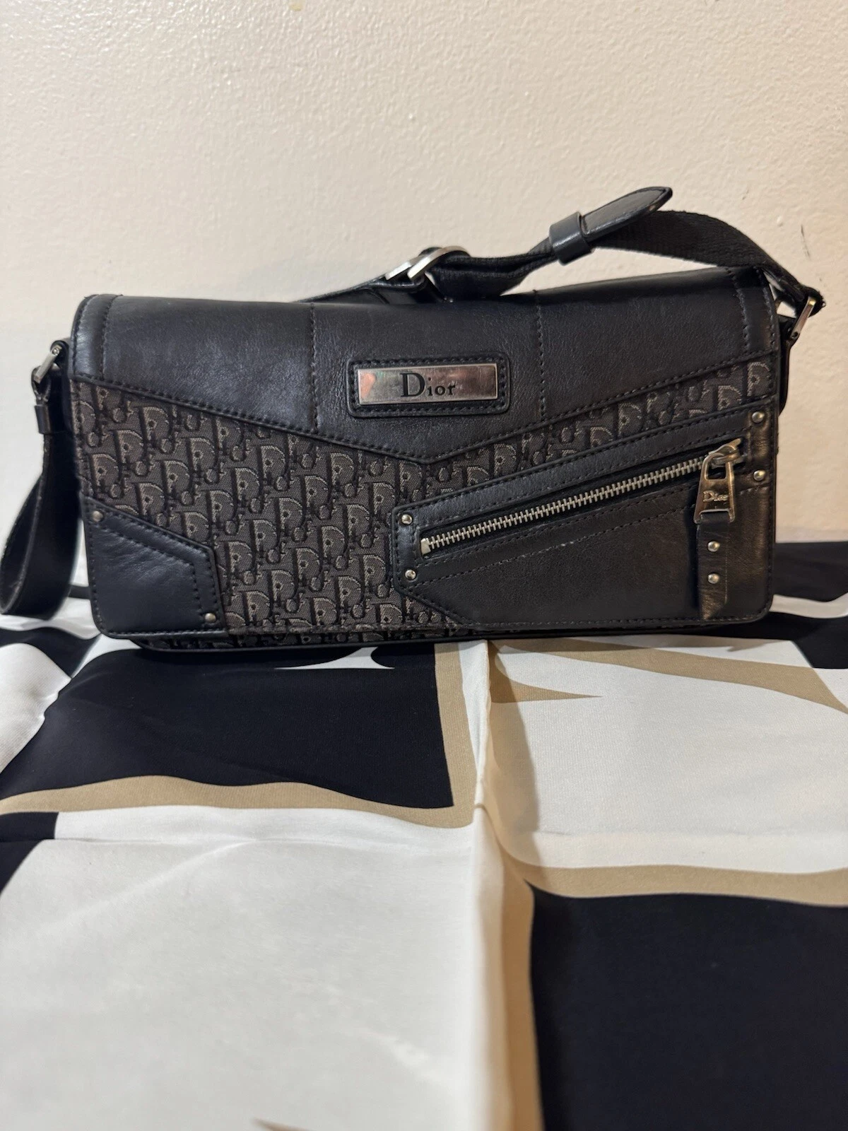 Sac bandoulière Dior Trotter noir